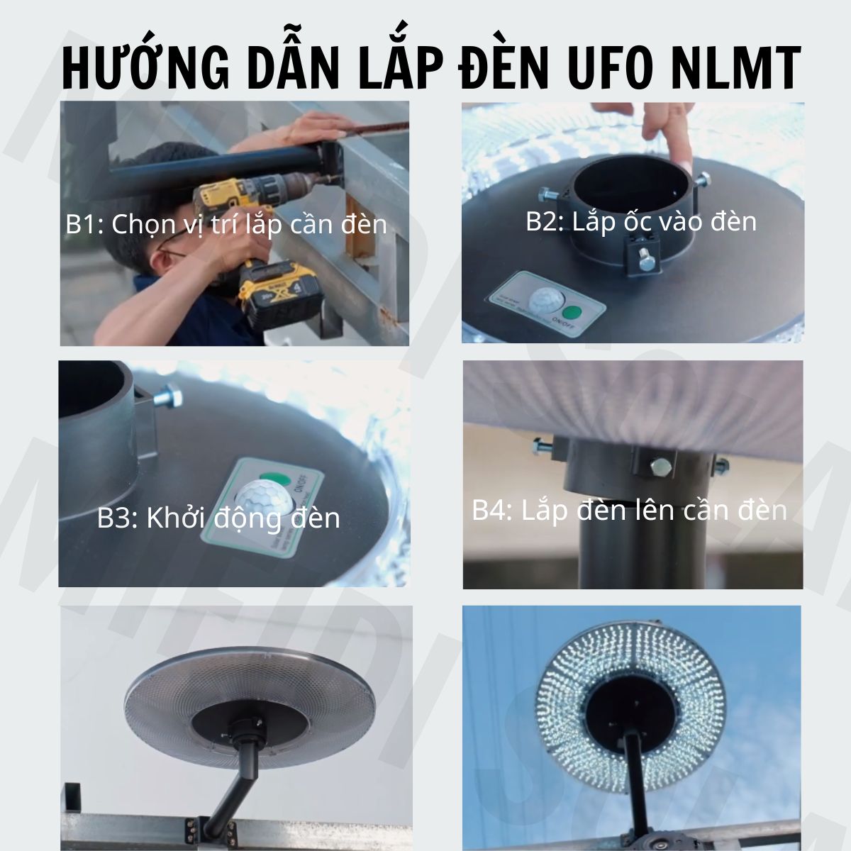 HDSD đèn UFO
