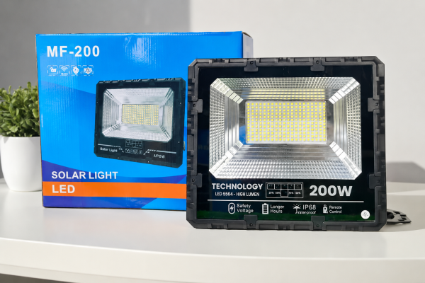 Đèn Pha năng lượng mặt trời 200w
