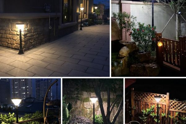 Đèn năng lượng mặt trời cho sân vườn